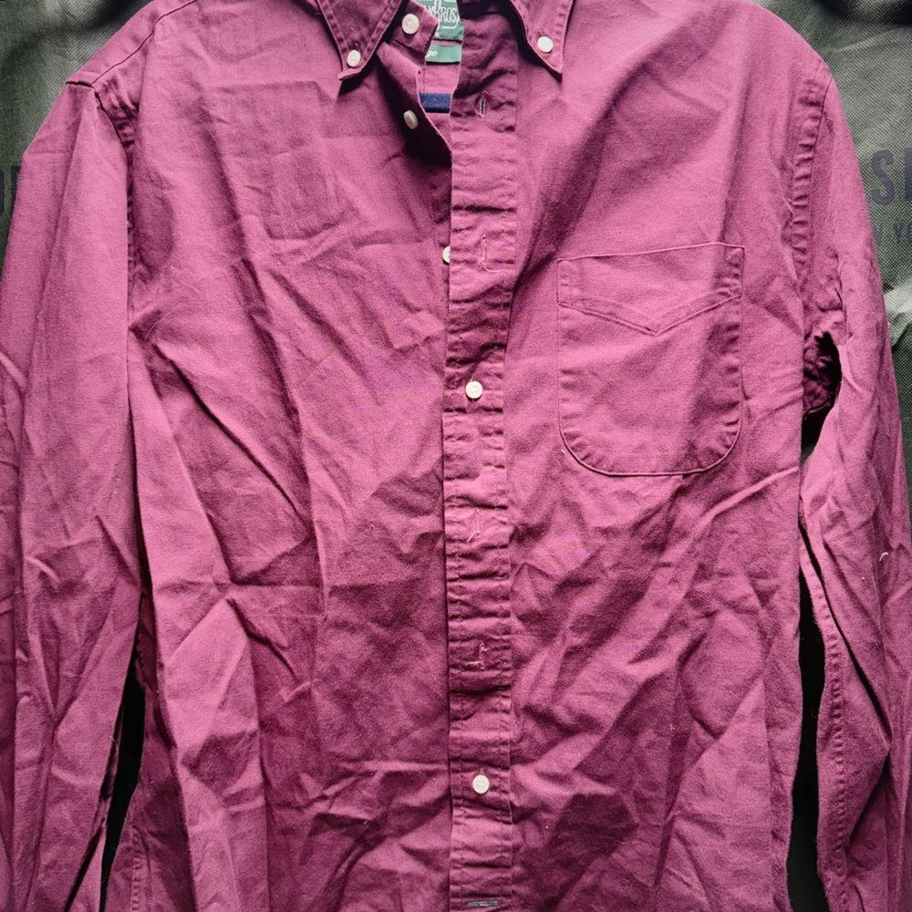 Gitman vintage Men's Classic burgundy Shirt